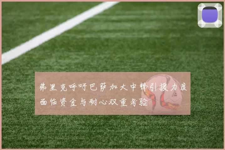 弗里克呼吁巴萨加大中锋引援力度面临资金与耐心双重考验